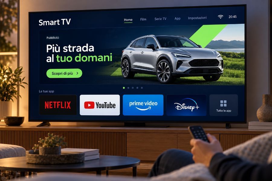 Spot automotive su Smart TV